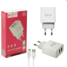 СЗУ 2 USB HS6 2.4А + кабель Type-C ISA (гарантия 2 недели)
